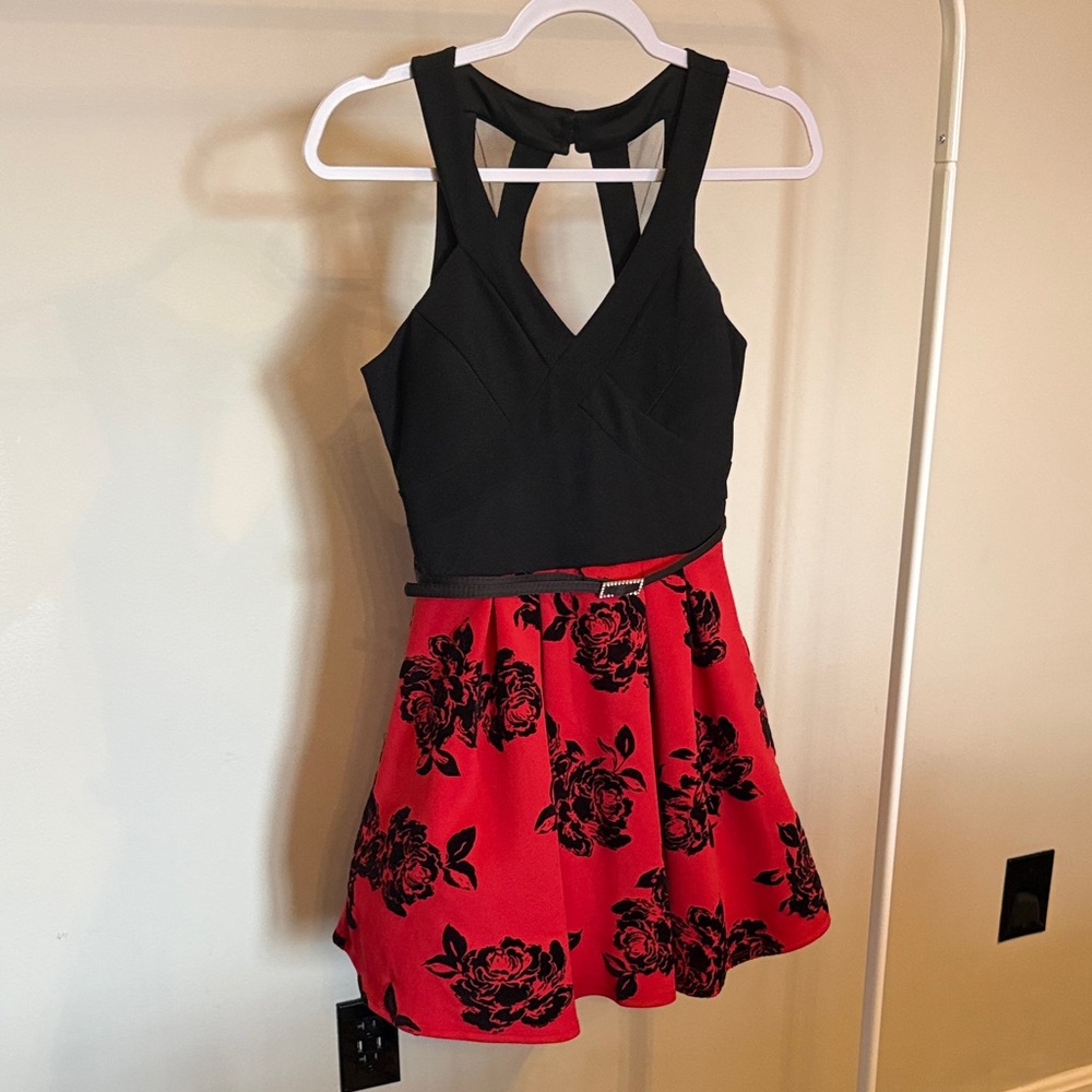 Crystal Doll Elegant Black Dress